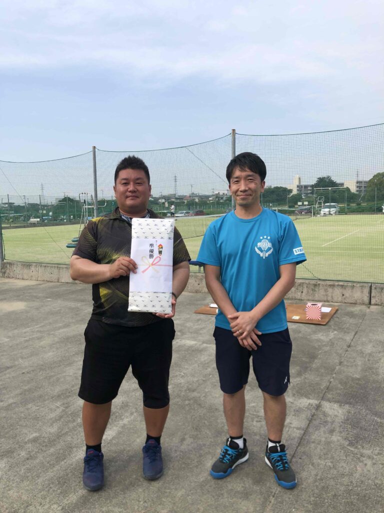 男子Ｂ準優勝　植木さん